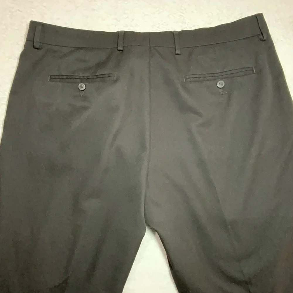 Tommy Hilfiger Mens Black Dress Pants 36x32 Stretch - Picture 3 of 9